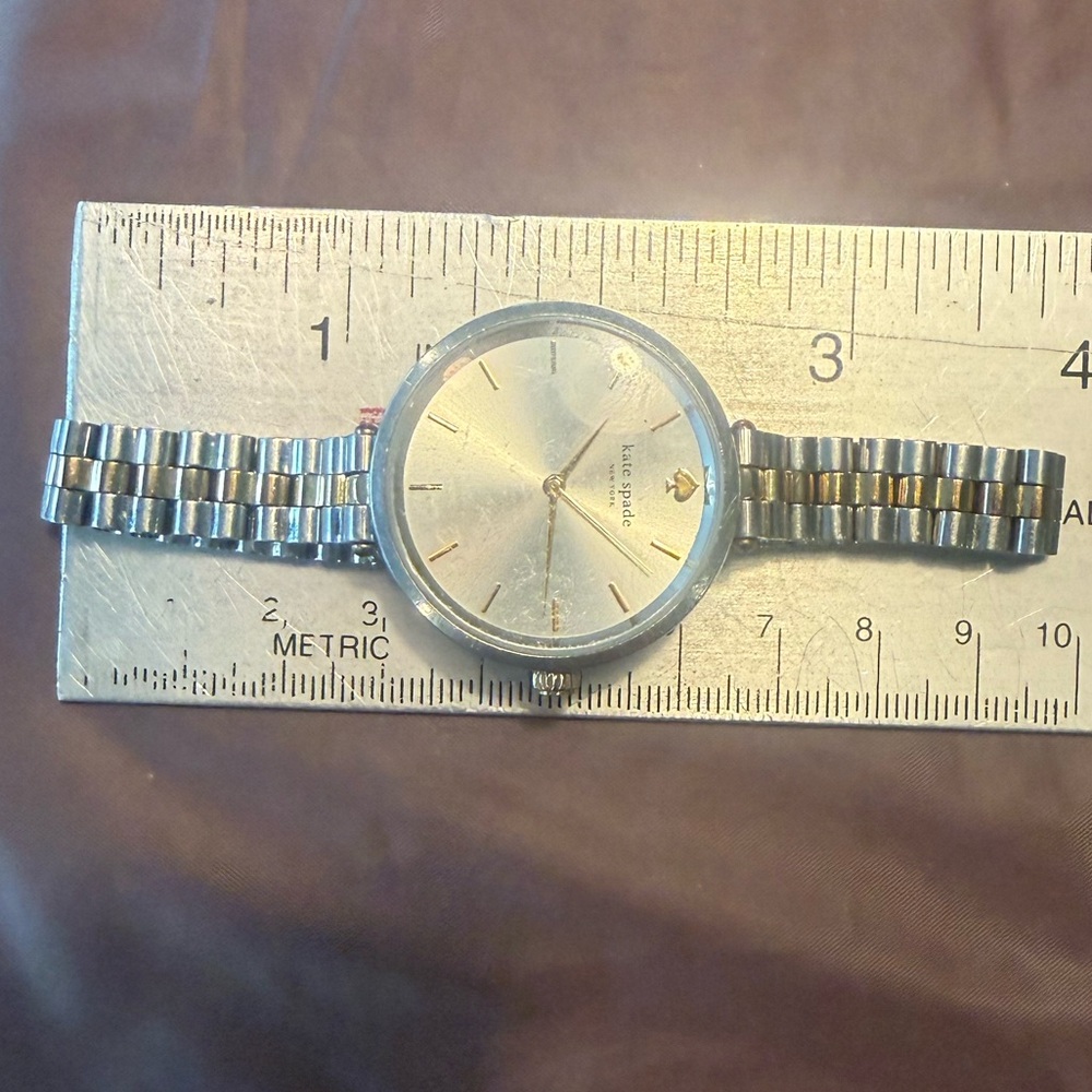 Kate Spade Holland Two-Tone Gold/Silver Stainless Steel Watch model KSW1119 - Picture 2 of 10
